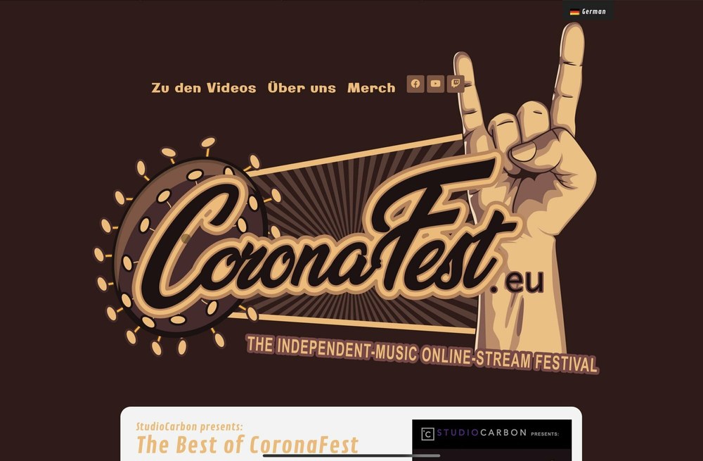 CoronaFest Website